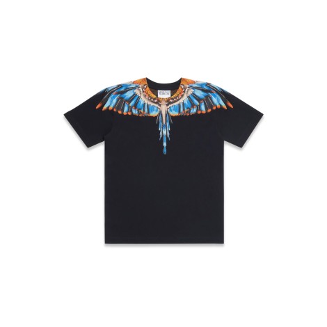 marcelo burlon county of milan t-shirt girocollo con stampa