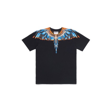 marcelo burlon county of milan t-shirt girocollo con stampa