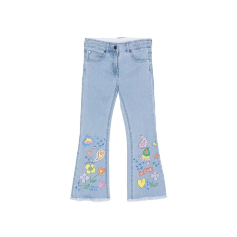 stella mccartney jeans designs on the bottom