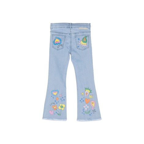 stella mccartney jeans designs on the bottom