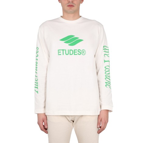 études logo print t-shirt