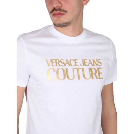 versace jeans couture t-shirt with logo