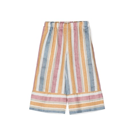 il gufo striped capri pants