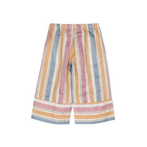 il gufo striped capri pants