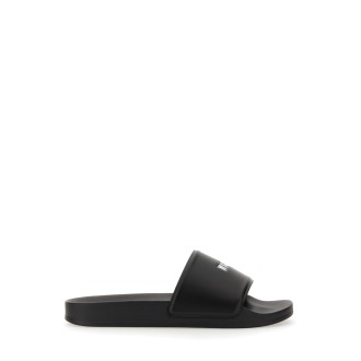 msgm slipper slide with logo