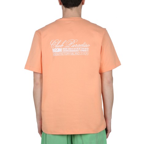 msgm t-shirt with logo