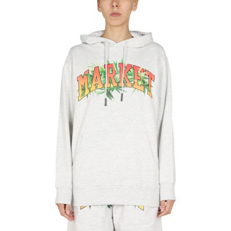 market logo print sweatshirt 