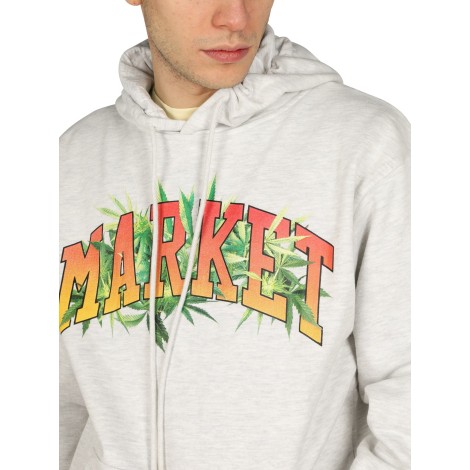 market logo print sweatshirt 