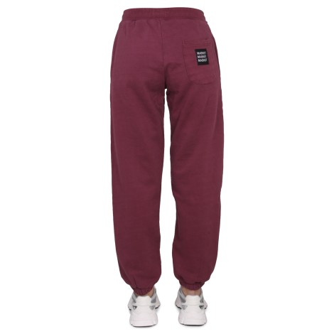 market pants with applied logo