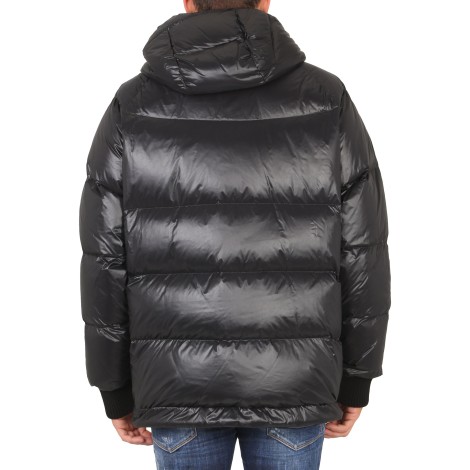 dsquared down jacket with logo print