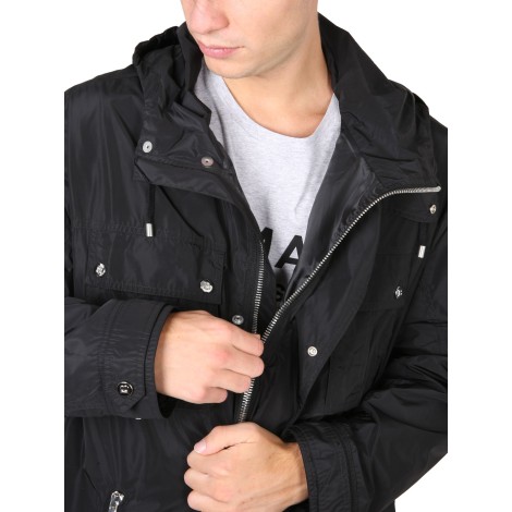 balmain giacca con cappuccio