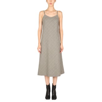 maison margiela dress with pied de poule pattern