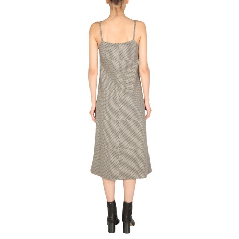 maison margiela dress with pied de poule pattern