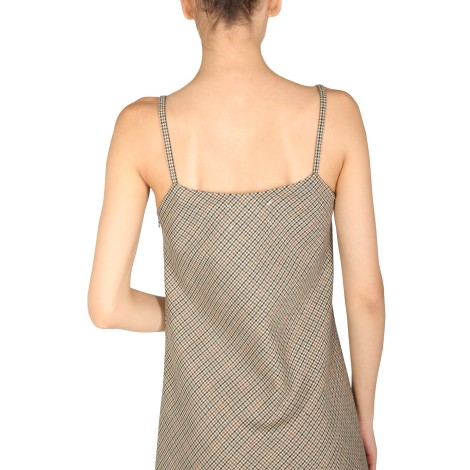 maison margiela dress with pied de poule pattern