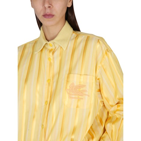 etro silk blend shirt