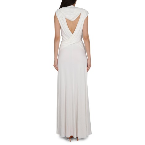 alberta ferretti enver satin dress