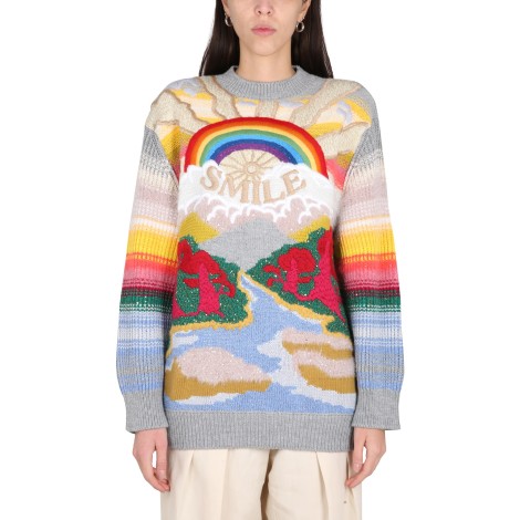 stella mccartney wool crew neck sweater