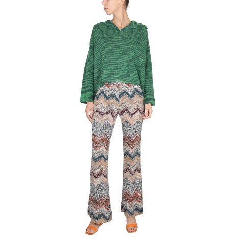 missoni chevron caperdoni pants