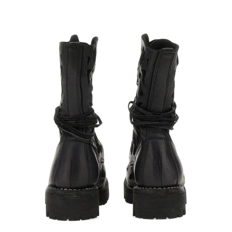 guidi ankle boot with cut out details