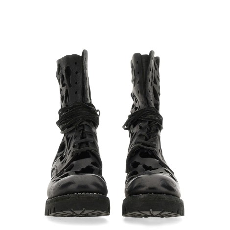 guidi ankle boot with cut out details