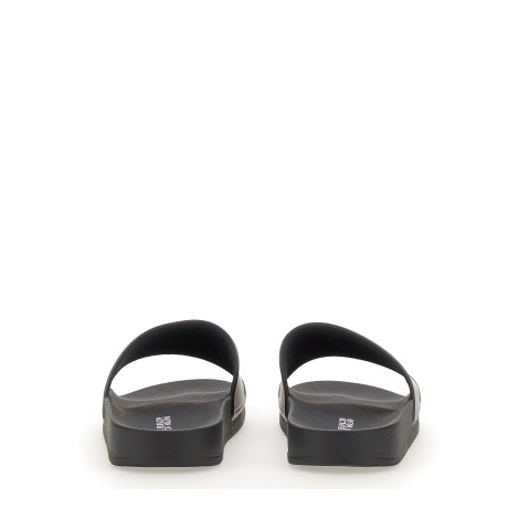 marcelo burlon county of milan rubber slide sandal