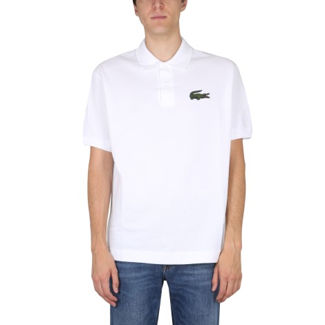 lacoste loose fit polo.