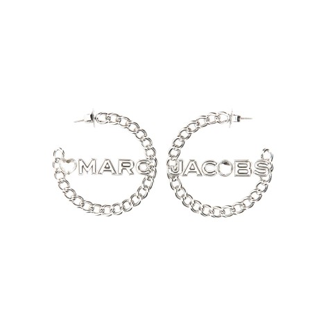 marc jacobs chain hoop earrings