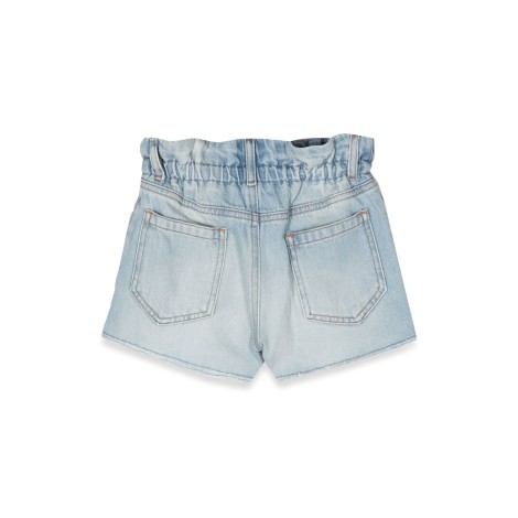 n°21 denim shorts with patch