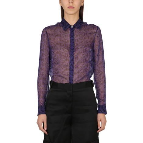 versace silk shirt