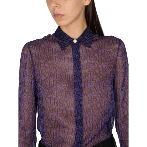 versace silk shirt