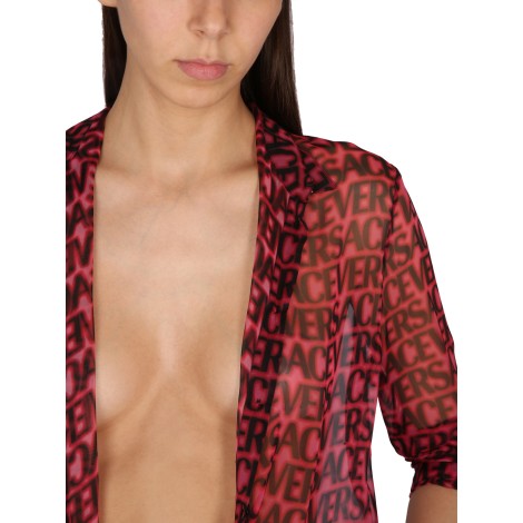 versace silk shirt