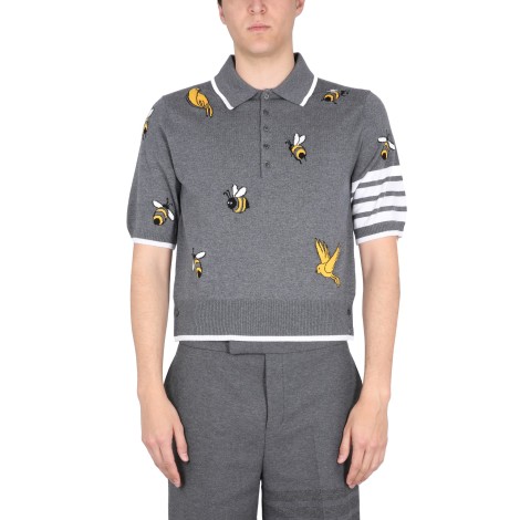 thom browne polo birds & bees