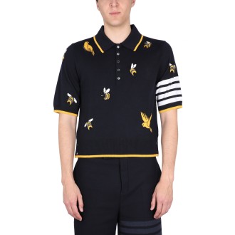 thom browne polo birds & bees