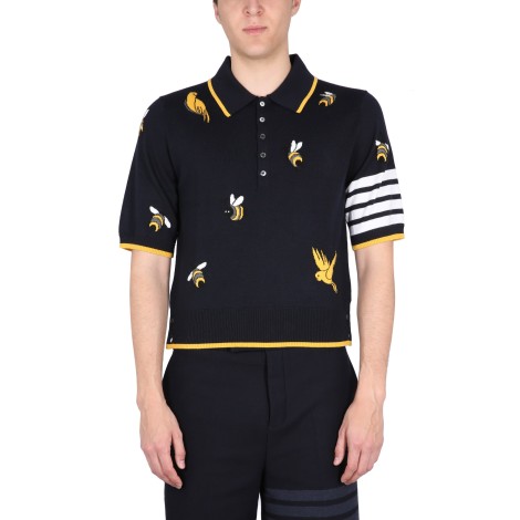 thom browne polo birds & bees