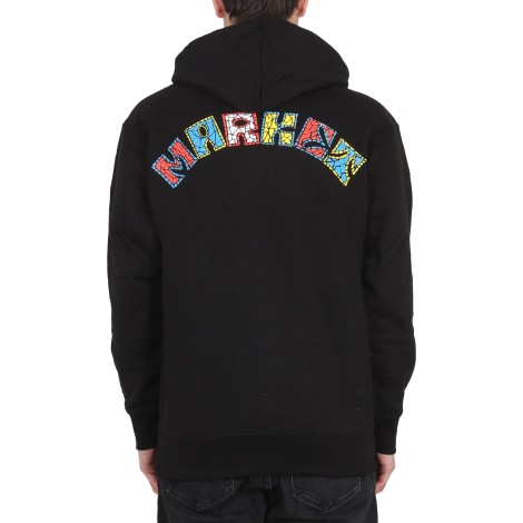 market hand drawn varsity sweatshirt