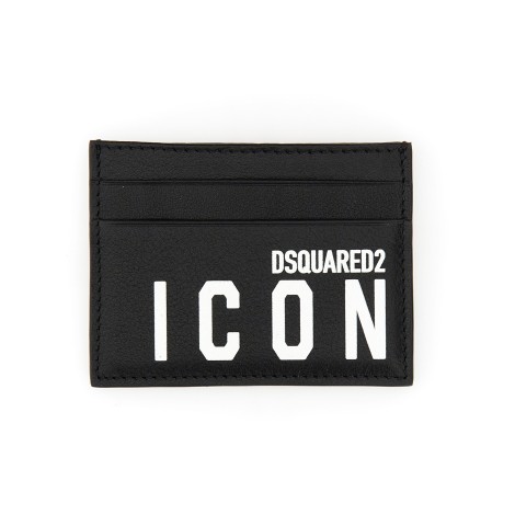 dsquared card holder with logo