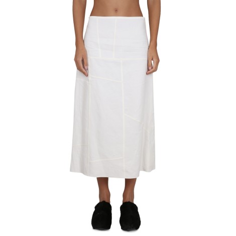 jil sander cotton skirt