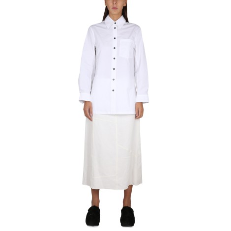 jil sander cotton skirt