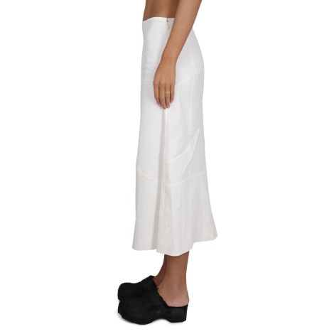 jil sander cotton skirt