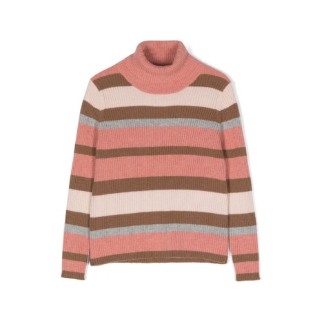 il gufo striped turtleneck sweater