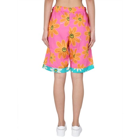 barrow sunflower print bermuda shorts