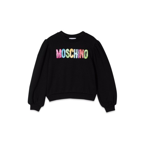 moschino felpa con logo