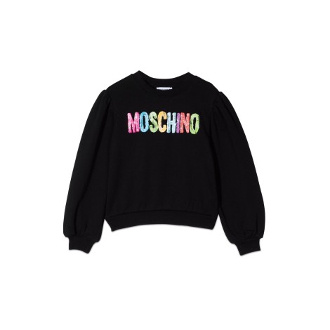 moschino felpa con logo