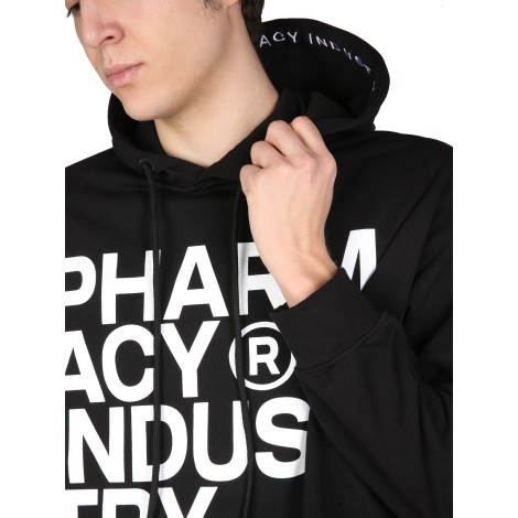 pharmacy industry sweatshirt with logo print