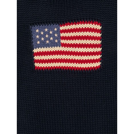 polo ralph lauren 20/2 combed cotton-flag cn swtr-tops-sweater