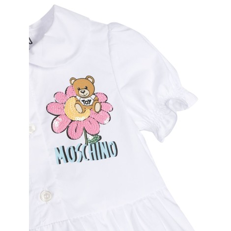 moschino polo collar dress