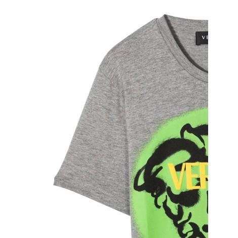 versace t-shirt jersey + st. medusa emoji-logo