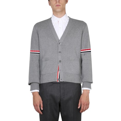 thom browne v-neck cardigan