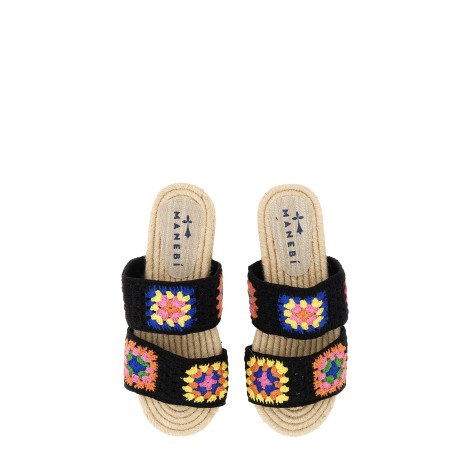 manebi yucatan crochet sandal