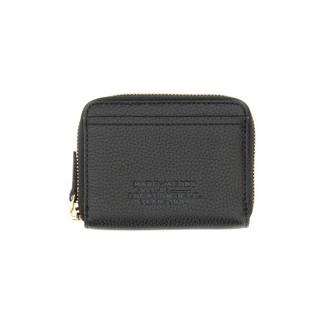 marc jacobs leather wallet with zipper